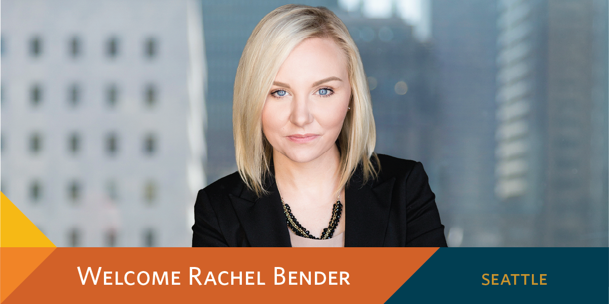 Senior Attorney Rachel Bender Joins McKinley Irvin in Seattle Image